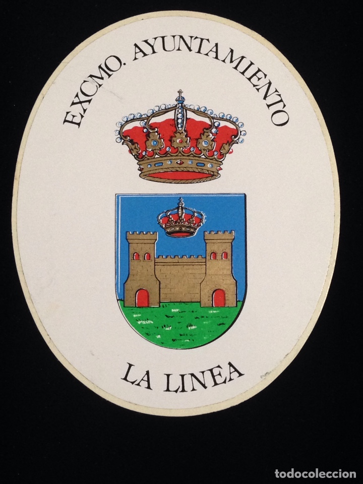 Sammlung von Aufklebern: Excmo. Ayuntamiento,La Linea.