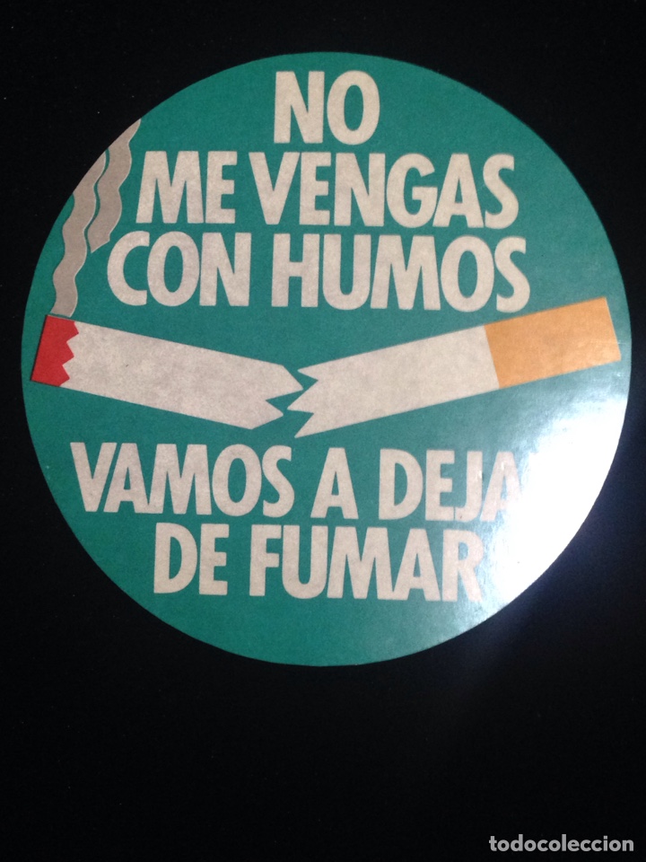 Collection stickers: No me vengas con humos,vamos a dejar de fumar.
