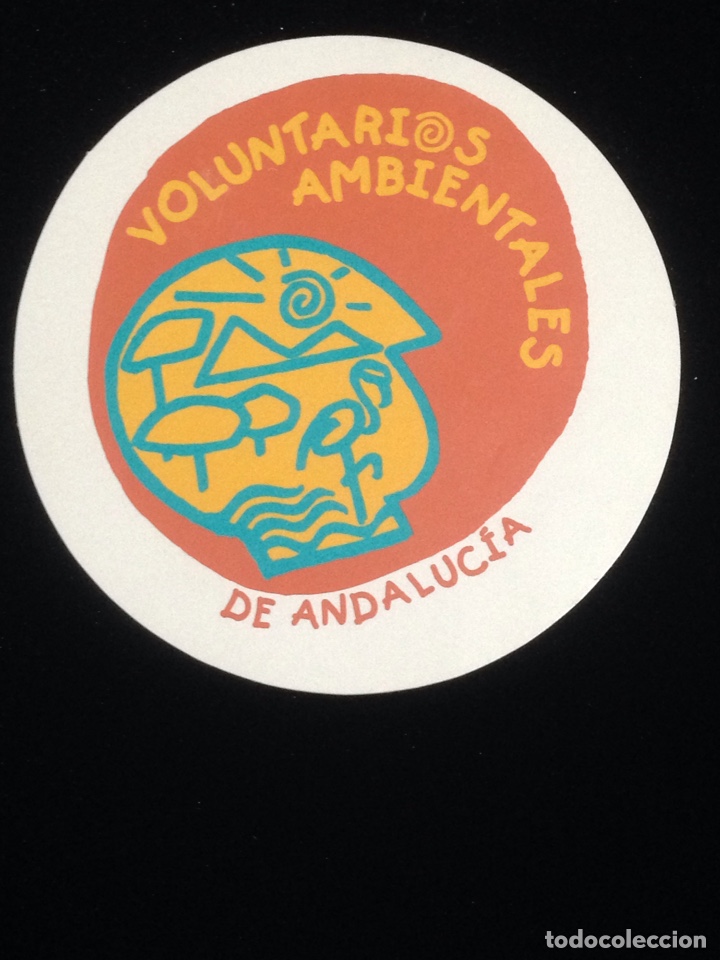 Autocolantes de cole&ccedil;&atilde;o: Voluntarios ambientales de Andalucia.