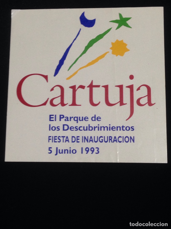 Sammlung von Aufklebern: Cartuja,5 de Junio de 1993.