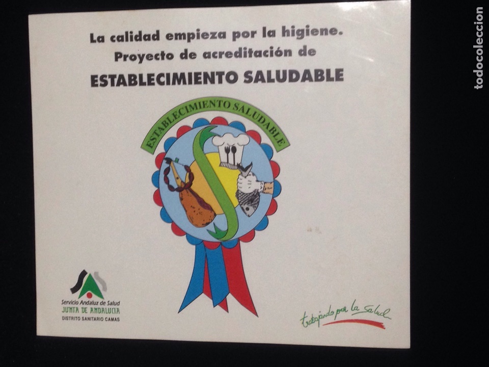 Adesivi di collezione: Establecimiento saludable.