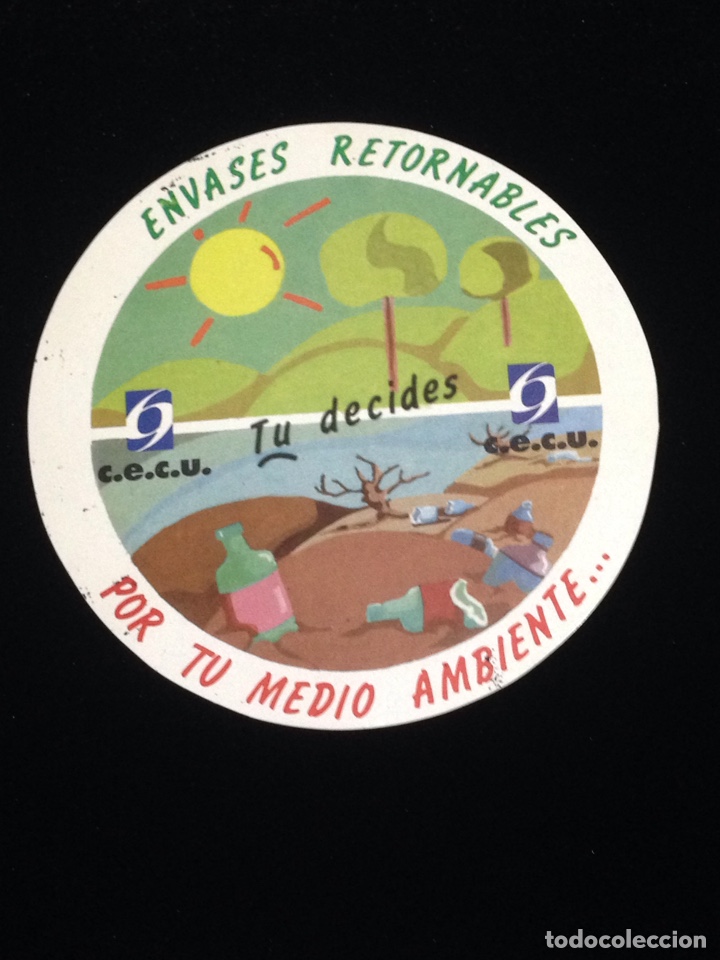 Autocolantes de cole&ccedil;&atilde;o: Envases retornables,por tu medio ambiente..... tu decides.
