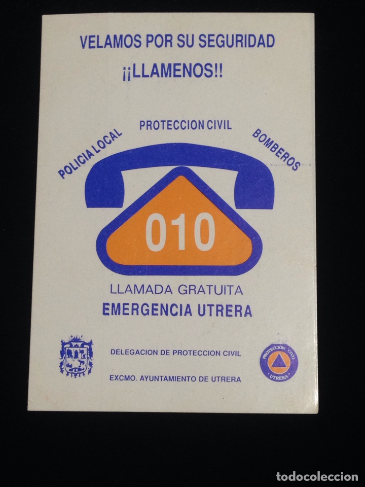 Autocolantes de cole&ccedil;&atilde;o: Velamos por su seguridad,llamenos!!.