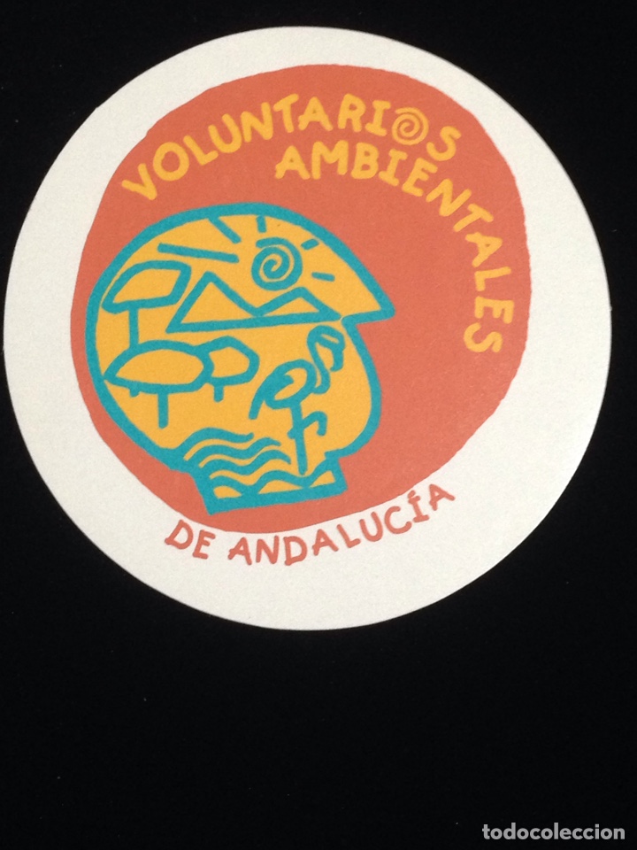 Autocolantes de cole&ccedil;&atilde;o: Voluntarios ambientales de Andalucia.