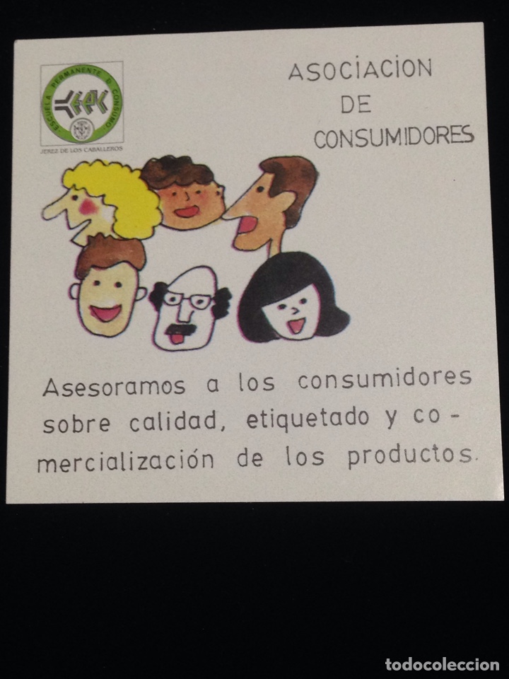 Sammlung von Aufklebern: Asociacion de consumidores.
