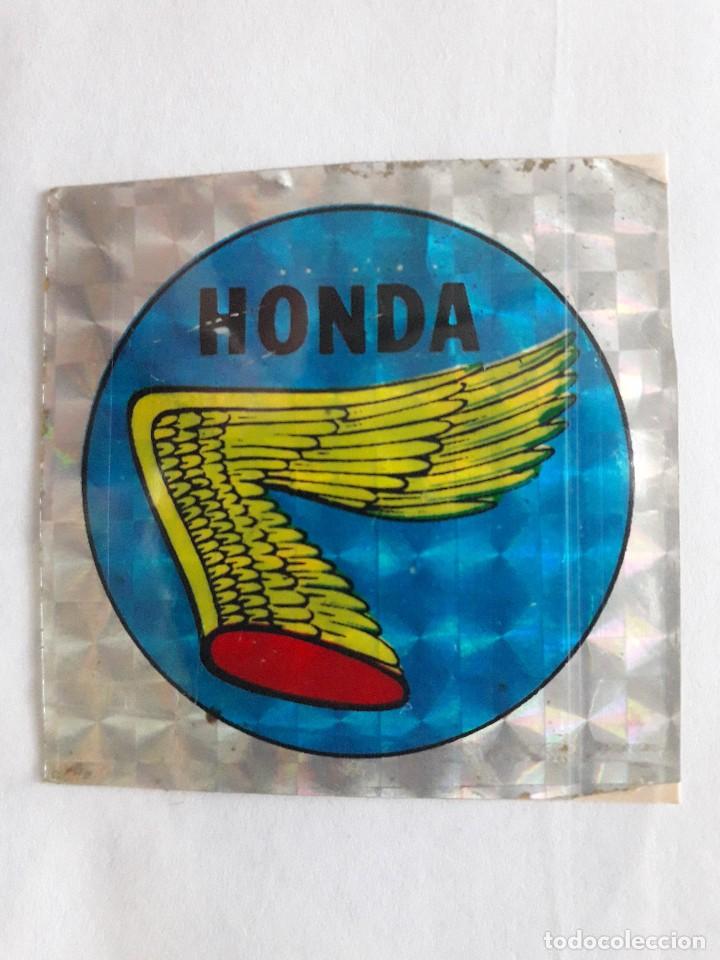 Pegatinas de colecci&oacute;n: pegatina de publicidad honda.