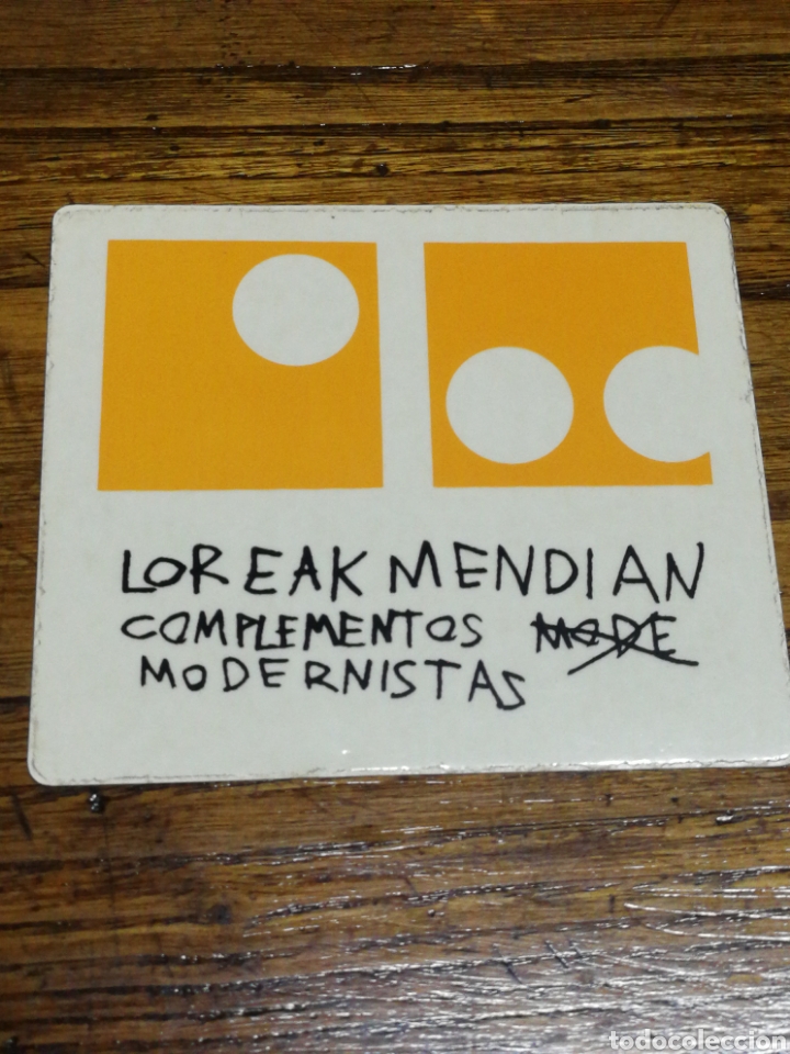 Pegatinas de colecci&oacute;n: PEGATINA STICKER LOREAK MENDIAN, COMPLEMENTOS MODERNISTAS SKATE, SNOW, ROPA CASUAL, 10X9CM.