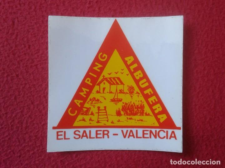 Pegatinas de colecci&oacute;n: PEGATINA ADHESIVO STICKER CREO A&Ntilde;OS 80 90 CAMPING ALBUFERA EL SALER VALENCIA ESPA&Ntilde;A SPAIN VER FOTOS