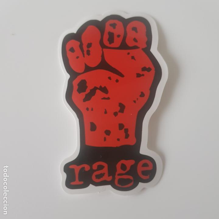 Pegatinas de colecci&oacute;n: Pegatina - rage - tdkp14
