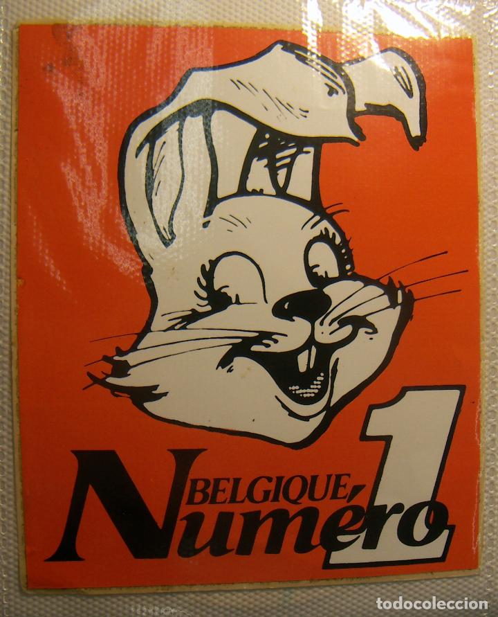 Sammlung von Aufklebern: PEGATINA BELGIQUE NUMERO 1