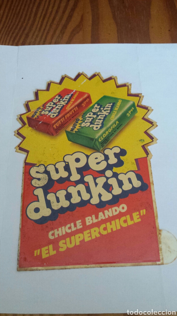 Pegatinas de colecci&oacute;n: Gran pegatina chicle Dunkin - Foto 1