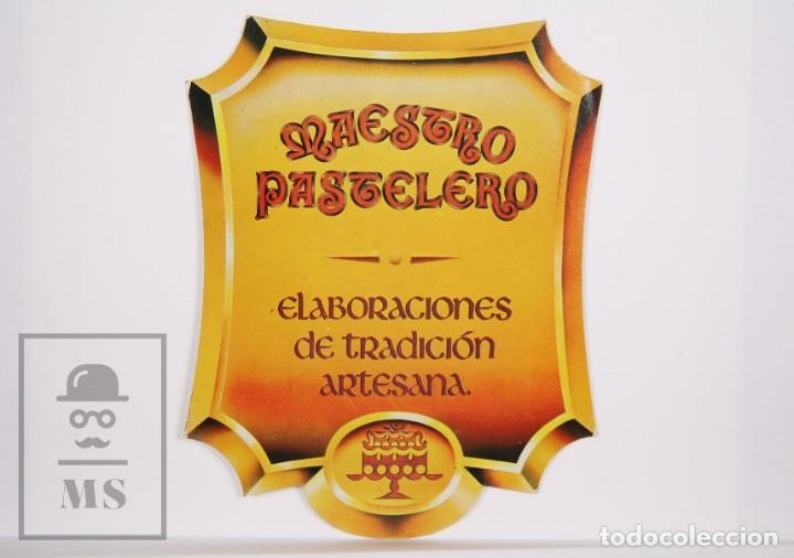 Pegatinas de colecci&oacute;n: Adhesivo / Pegatina Publicitaria Gran Formato - Maestro Pastelero. Elaboraciones de Tradici&oacute;n...