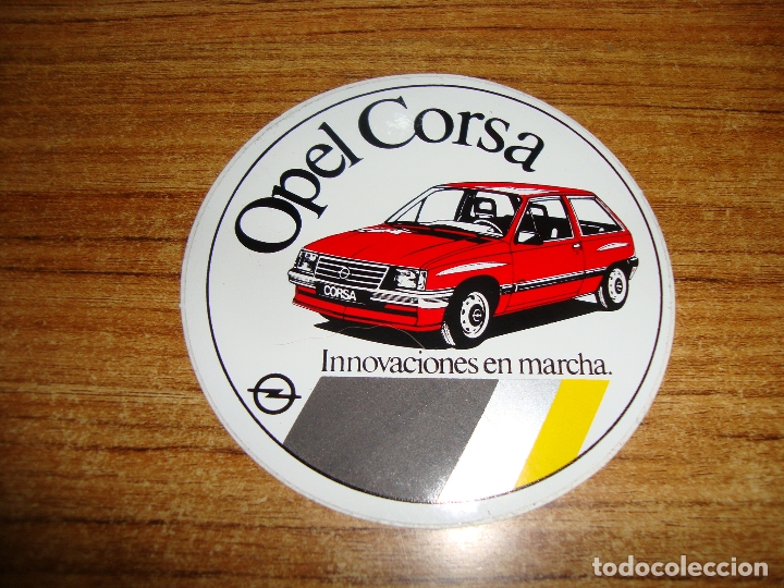 Pegatinas de colecci&oacute;n: (ALB-TC-90) PEGATINA OPEL CORSA