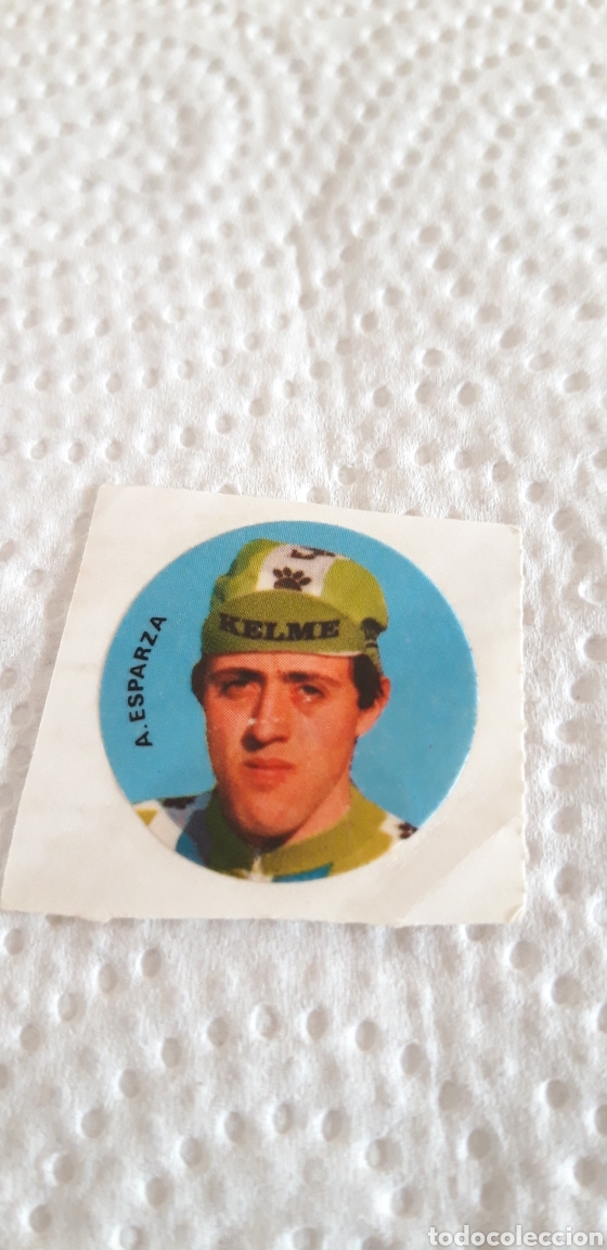 Pegatinas de colecci&oacute;n: Pegatina antiguo juego de chapas ciclismo publicidad Luzil a&ntilde;os 80