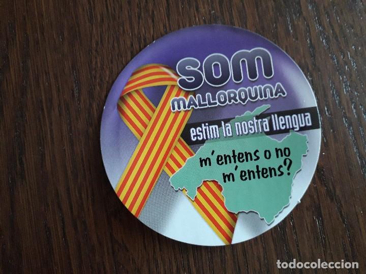 Pegatinas de colecci&oacute;n: pegatina de pol&iacute;tica, SOM Mallorquina, estim la nostra llengua.