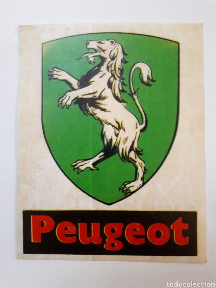 Pegatinas de colecci&oacute;n: ANTIGUA PEGATINA PEUGEOT (sin trasera)