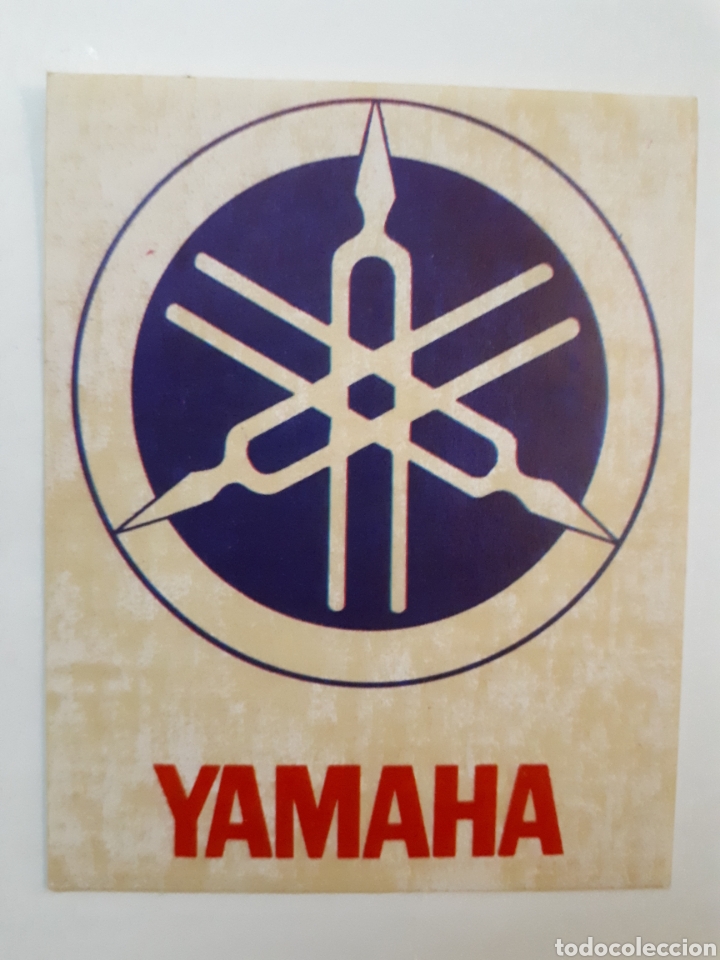 Pegatinas de colecci&oacute;n: ANTIGUA PEGATINA YAMAHA ( sin trasera)