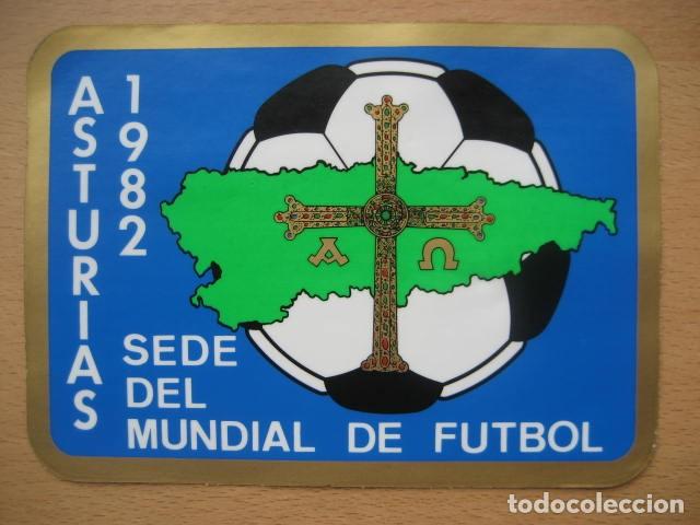Pegatinas de colecci&oacute;n: PEGATINA - ASTURIAS SEDE DEL MUNDIAL DE FUTBOL - ESPA&Ntilde;A 1982 - EDICIONES EXCLUSIVAS ESPA&Ntilde;OLAS