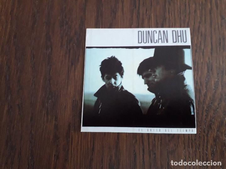 Pegatinas de colecci&oacute;n: pegatina de publicidad, Duncan Dhu, el grito del tiempo.
