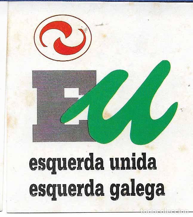 Pegatinas de colecci&oacute;n: ESQUERDA GALEGA, A&Ntilde;OS 90 - Foto 1