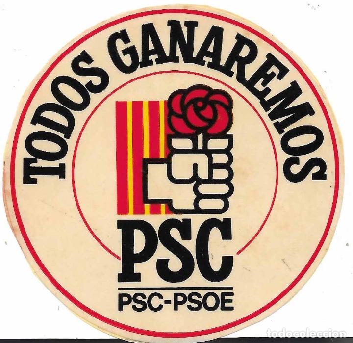 Pegatinas de colecci&oacute;n: PSC-PSOE, A&Ntilde;OS 80 - Foto 1