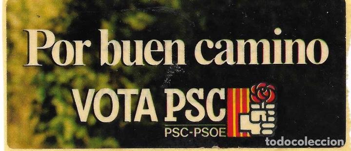 Pegatinas de colecci&oacute;n: PSC-PSOE, A&Ntilde;OS 80