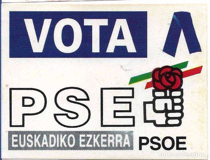 Pegatinas de colecci&oacute;n: PSE-PSOE- EUSKADIKO EZKERRA, A&Ntilde;OS 90