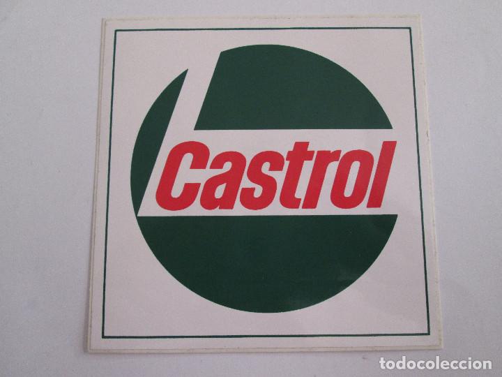 Pegatinas de colecci&oacute;n: PEGATINA PUBLICIDAD CASTROL - 12X12