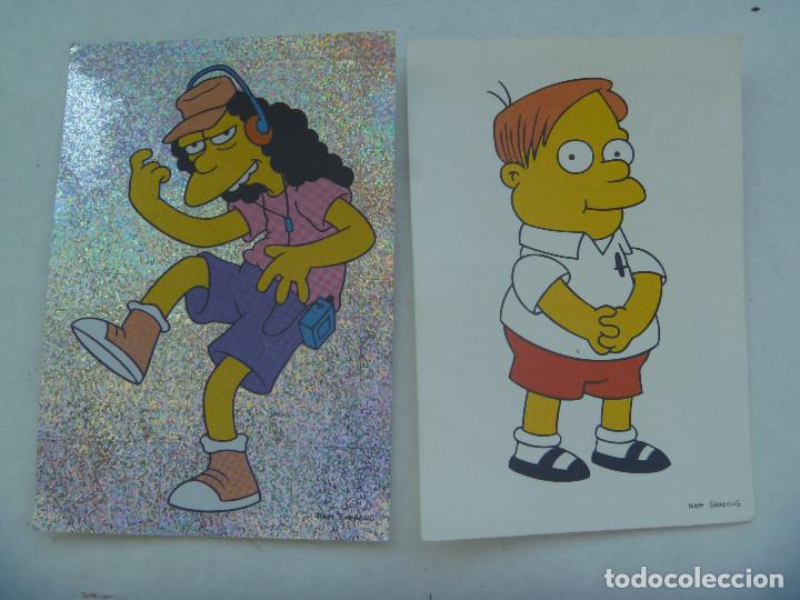 Pegatinas de colecci&oacute;n: LOTE DE 2 PEGATINAS DE LOS SIMPSONS , DE PANINI , 2000