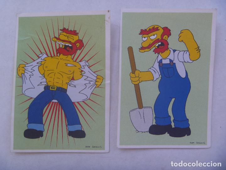 Pegatinas de colecci&oacute;n: LOTE DE 2 PEGATINAS DE LOS SIMPSONS , DE PANINI , 2000
