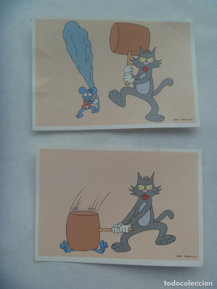 Pegatinas de colecci&oacute;n: LOTE DE 2 PEGATINAS DE LOS SIMPSONS , DE PANINI , 2000