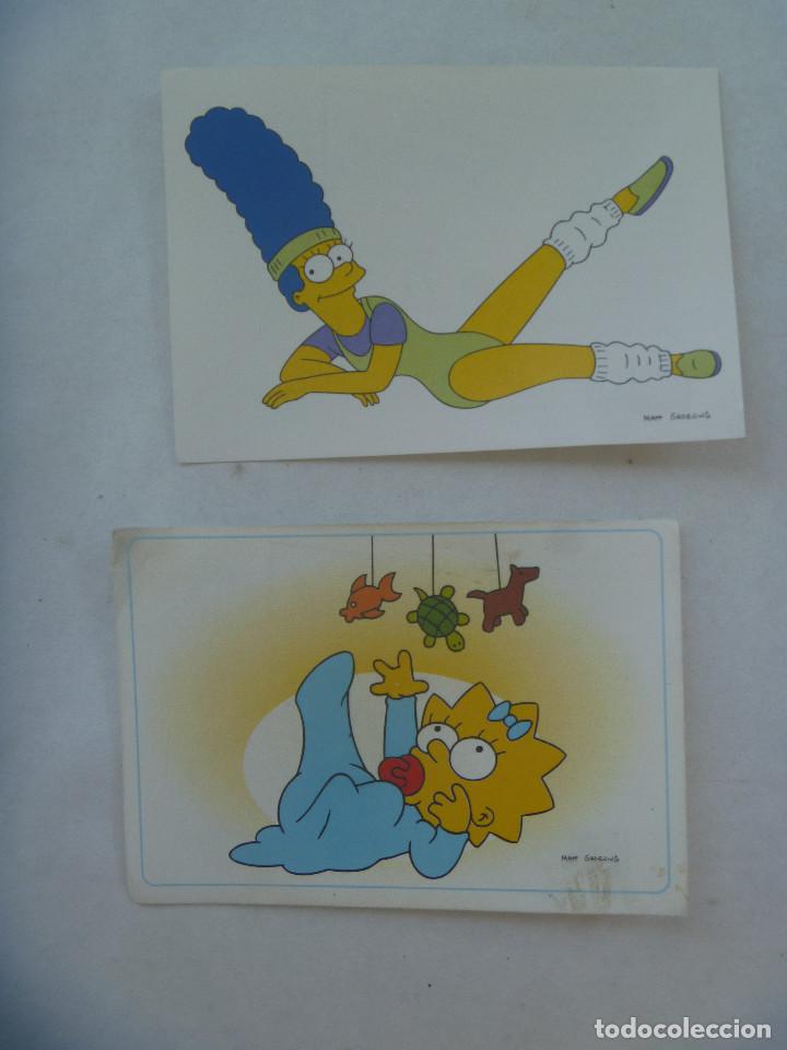 Pegatinas de colecci&oacute;n: LOTE DE 2 PEGATINAS DE LOS SIMPSONS , DE PANINI , 2000