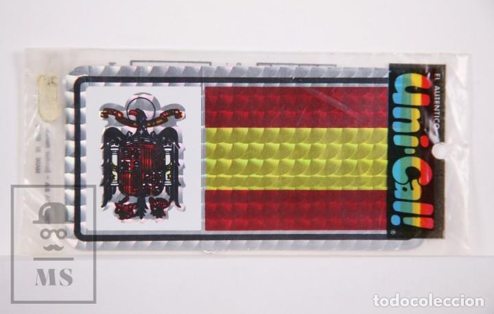 Pegatinas de colecci&oacute;n: Pegatina Reflectante para Veh&iacute;culo - Bandera Espa&ntilde;a con &Aacute;guila de San Juan - Uni-Cal