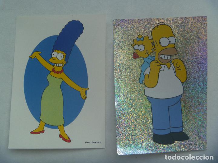 Pegatinas de colecci&oacute;n: LOTE DE 2 PEGATINAS DE LOS SIMPSONS , DE PANINI , 2000