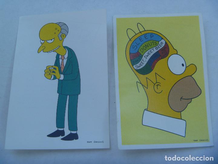 Pegatinas de colecci&oacute;n: LOTE DE 2 PEGATINAS DE LOS SIMPSONS , DE PANINI , 2000