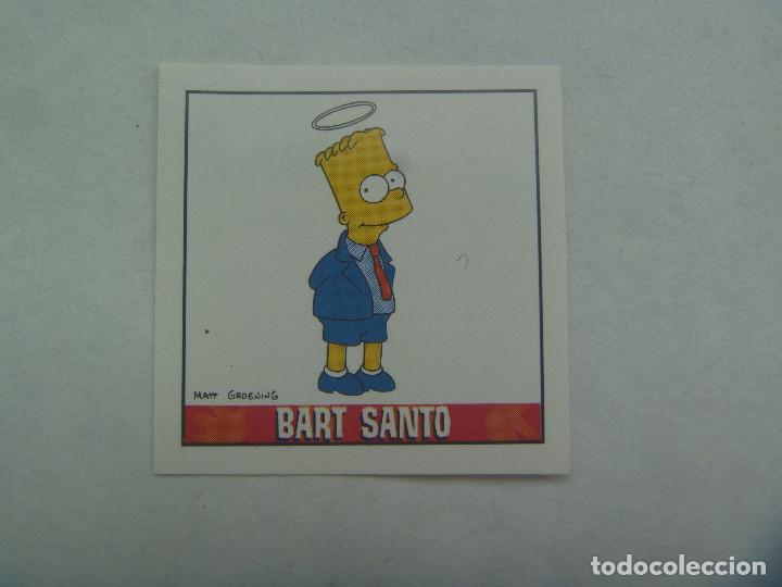 Pegatinas de colecci&oacute;n: PEGATINA DE LOS SIMPSONS : BART SANTO . DE MATUTANO
