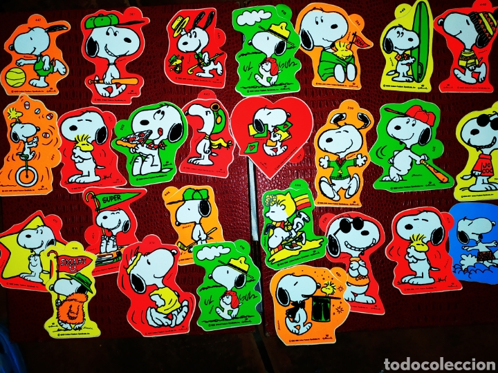 Pegatinas de colecci&oacute;n: GRAN LOTE PEGATINA SNOOPY 1958/1960 HALLMARK 25 PEGATINAS