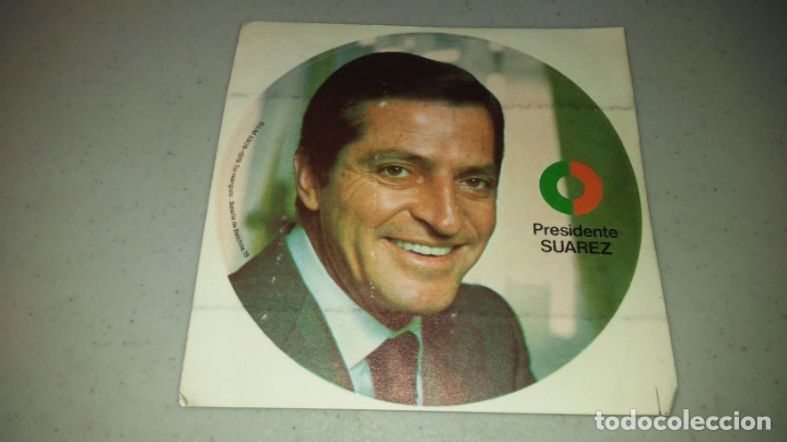 Sammlung von Aufklebern: pegatina politica UCD transicion Suarez