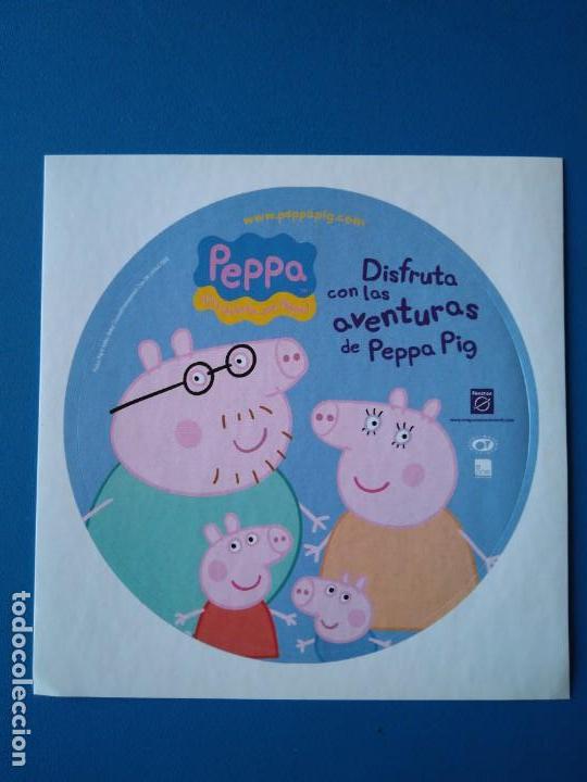 Pegatinas de colecci&oacute;n: PEGATINA/ADHESIVO DISFRUTA LAS AVENTURAS DE PEPPA PIG/MAMA/PAPA/GEORGE - ASTLEY BAKER DAVIES 2003