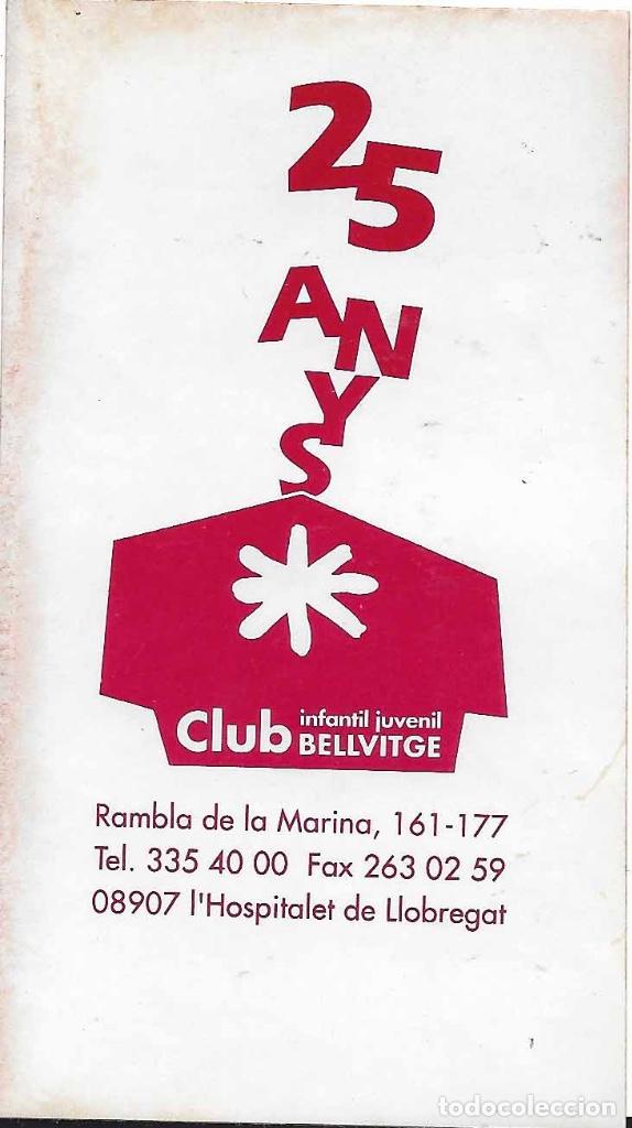 Pegatinas de colecci&oacute;n: CLUB INFANTIL BELLVITGE, A&Ntilde;OS 90