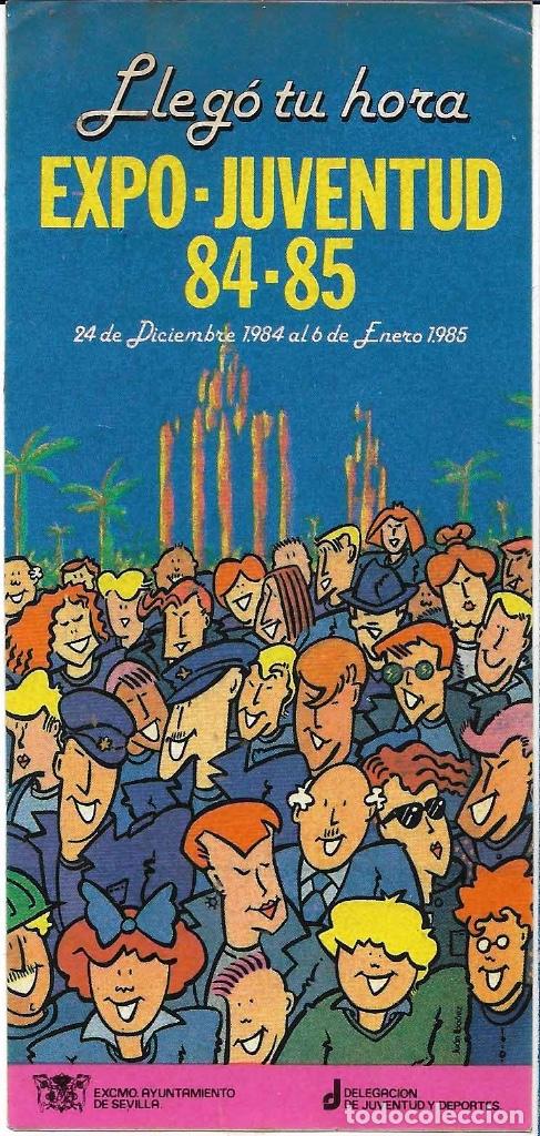 Pegatinas de colecci&oacute;n: EXPO-JUVENTUD 84/85, SEVILLA