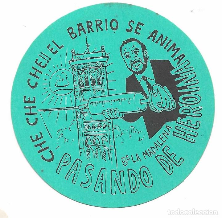 Pegatinas de colecci&oacute;n: MOVIMIENTO VECINAL BARRIO DE LA MADALENA, ZARAGOZA A&Ntilde;OS 80
