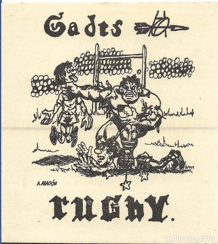 Pegatinas de colecci&oacute;n: EQUIPO DE RUGBY GADES, A&Ntilde;OS 80