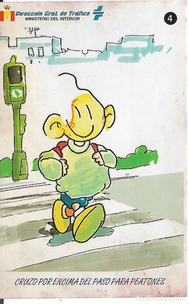 Autocollants de collection: DIRECCI&Oacute;N GENERAL DE TR&Aacute;FICO, A&Ntilde;OS 90