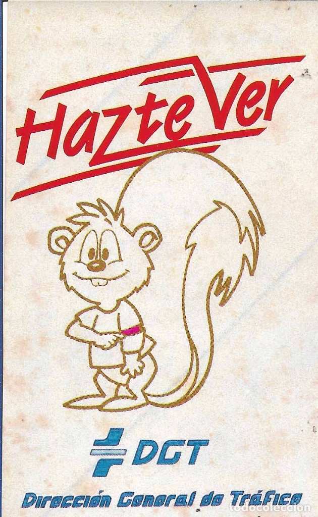 Pegatinas de colecci&oacute;n: DIRECCI&Oacute;N GENERAL DE TR&Aacute;FICO, A&Ntilde;OS 90