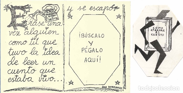 Pegatinas de colecci&oacute;n: SEMINARIO PERMANENTE DE ANIMACI&Oacute;N A LA LECTURA, DOS HERMANAS, A&Ntilde;OS 90. DOS PEGATINAS