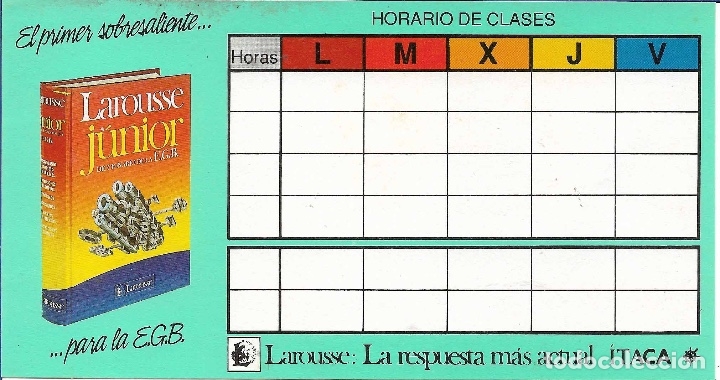 Pegatinas de colecci&oacute;n: LAROUSSE, A&Ntilde;OS 90