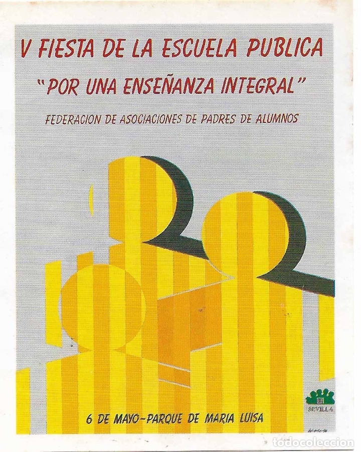 Autocollants de collection: V FIESTA DE LA ESCUELA P&Uacute;BLICA FAPA 1990