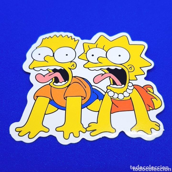 Pegatinas de colecci&oacute;n: (C-22) - PEGATINA PVC IMPERMEABLE - LOS SIMPSONS