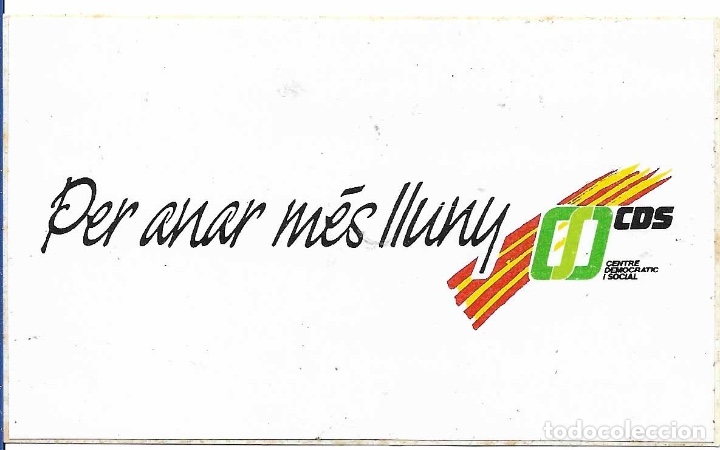 Pegatinas de colecci&oacute;n: CENTRO DEMOCR&Aacute;TICO Y SOCIAL, A&Ntilde;OS 80
